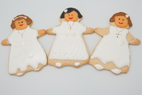 comuniones Galletas niñas comuniones