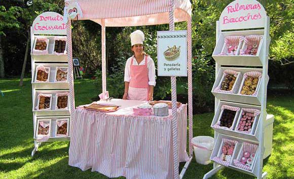 Quiosco saladitos y galletas decoradas Catering para comuniones